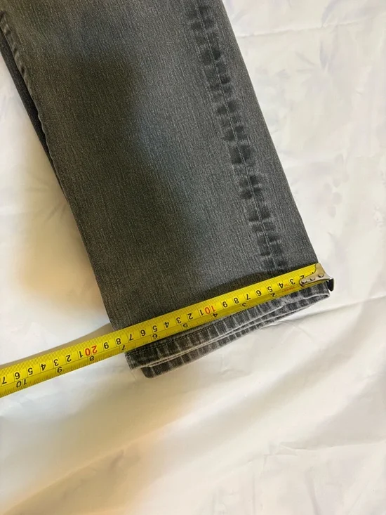 Hugo Boss BOSS Gray Denim Jeans Men’s 36x36 Slim Straight Washed Designer Pants - Picture 6 of 13